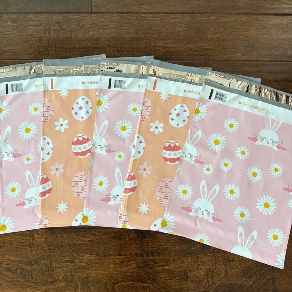 40 Pack - 10x13” Super Cute Easter Egg/Bunny Mix Poly Mailers